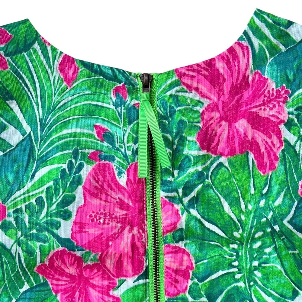 Tommy Bahama Colorful Floral Dress Lilly Inspired Lined Cotton Girl's 8 - Picture 8 of 8
